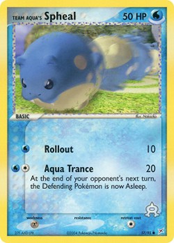 Carte Pokémon: Team Aqua's Spheal