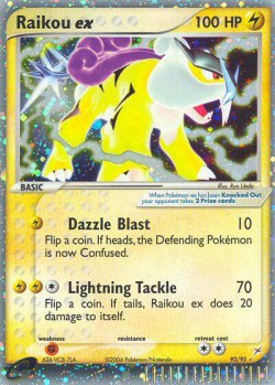 Carte Pokémon: Raikou ex