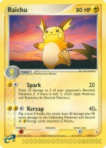 Carte Pokémon: Raichu