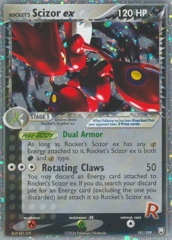 Carte Pokémon: Rocket's Scizor ex [Cizayox de Rocket ex]