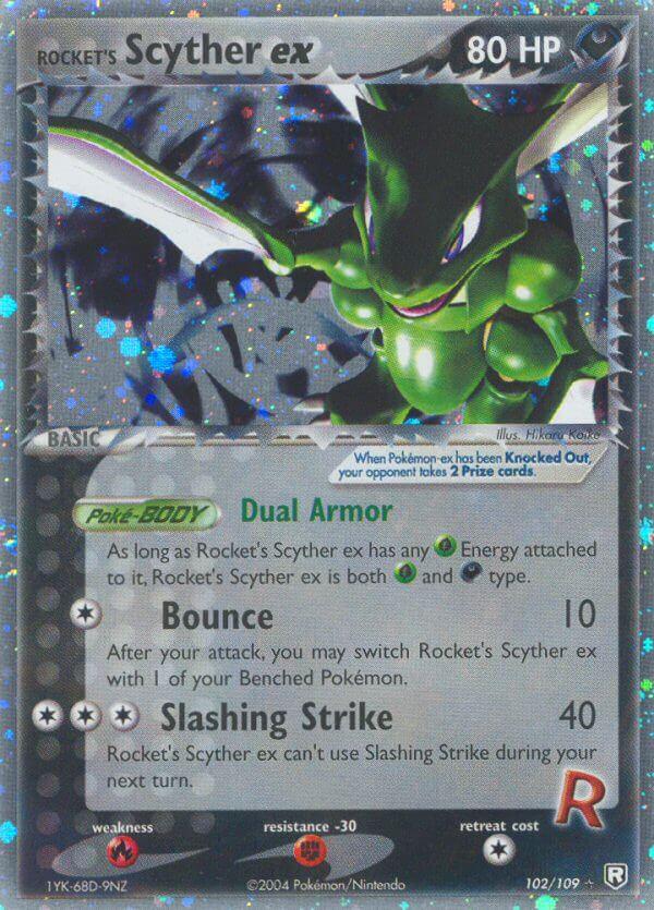 Carte Pokémon: Rocket's Scyther ex [Insécateur de Rocket ex]