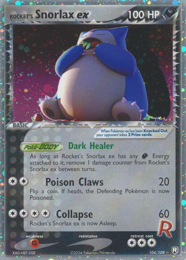 Carte Pokémon: Rocket's Snorlax ex [Ronflex de Rocket ex]