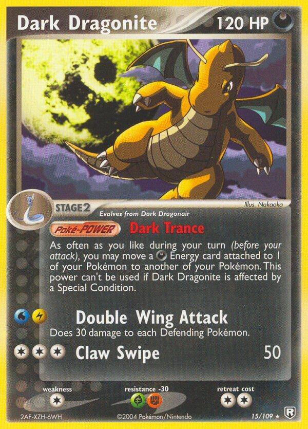 Carte Pokémon: Dark Dragonite [Dracolosse obscur]