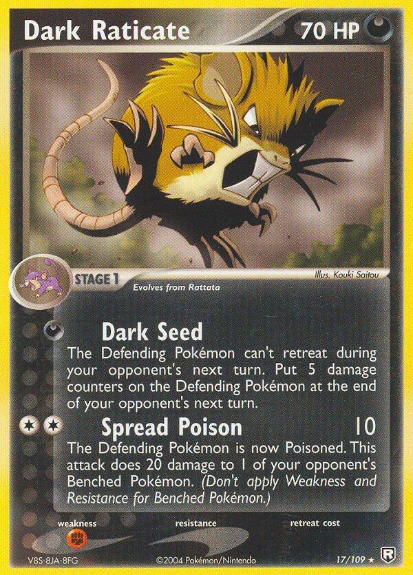 Carte Pokémon: Dark Raticate [Rattatac obscur]