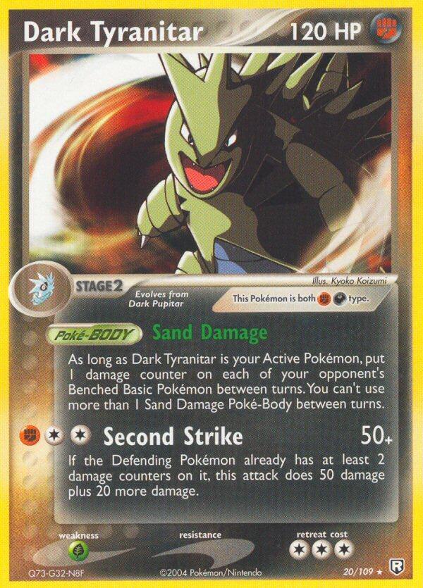 Carte Pokémon: Dark Tyranitar [Tyranocif obscur]