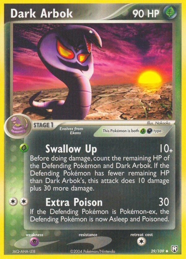 Carte Pokémon: Dark Arbok [Arbok obscur]