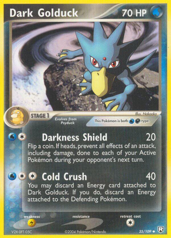 Carte Pokémon: Dark Golduck [Akwakwak obscur]