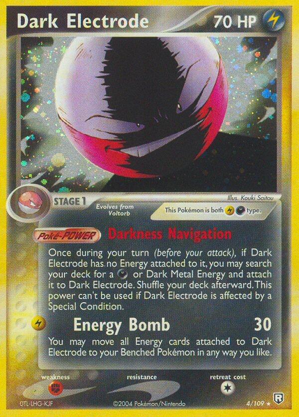 Carte Pokémon: Dark Electrode [Électrode obscur]