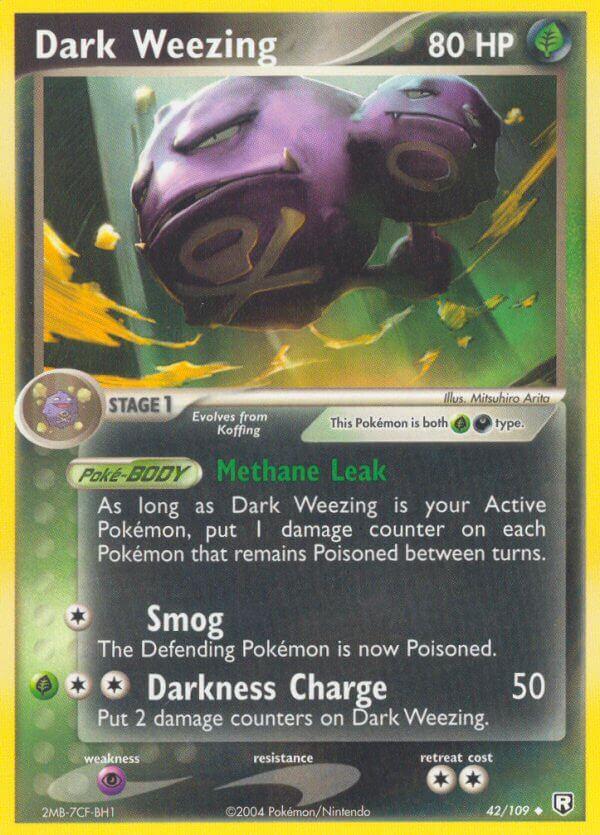 Carte Pokémon: Dark Weezing [Smogogo obscur]