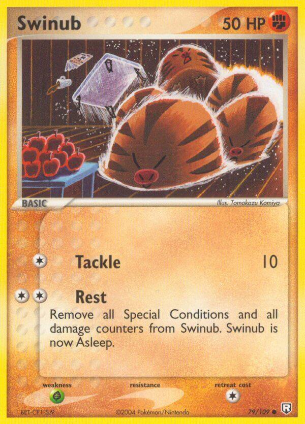 Carte Pokémon: Swinub [Marcacrin]