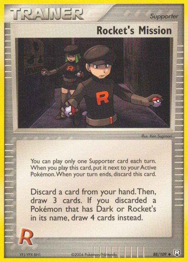 Carte Pokémon: Rocket's Mission [Mission des Rocket]