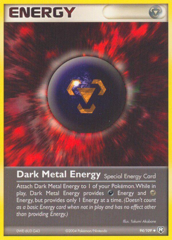 Carte Pokémon: Dark Metal Energy [Énergie Métal Obscur]