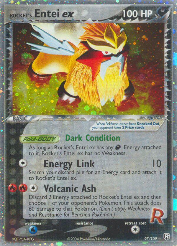 Carte Pokémon: Rocket's Entei ex [Entei de Rocket ex]