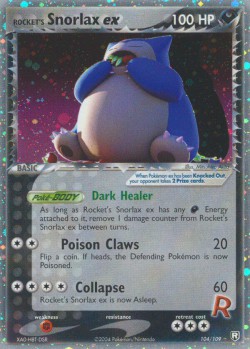 Carte Pokémon: Rocket's Snorlax ex