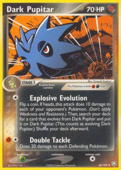 Carte Pokémon: Dark Pupitar