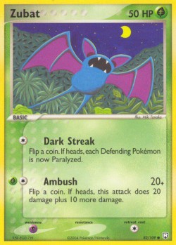 Carte Pokémon: Zubat