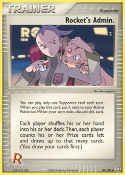 Carte Pokémon: Rocket's Admin.