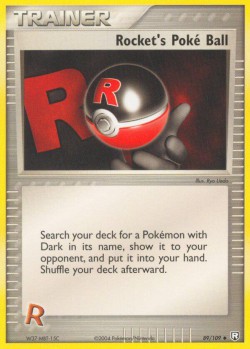 Carte Pokémon: Rocket's Poké Ball