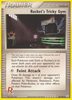 Carte Pokémon: Rocket's Tricky Gym