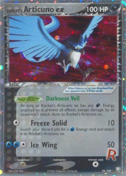 Carte Pokémon: Rocket's Articuno ex