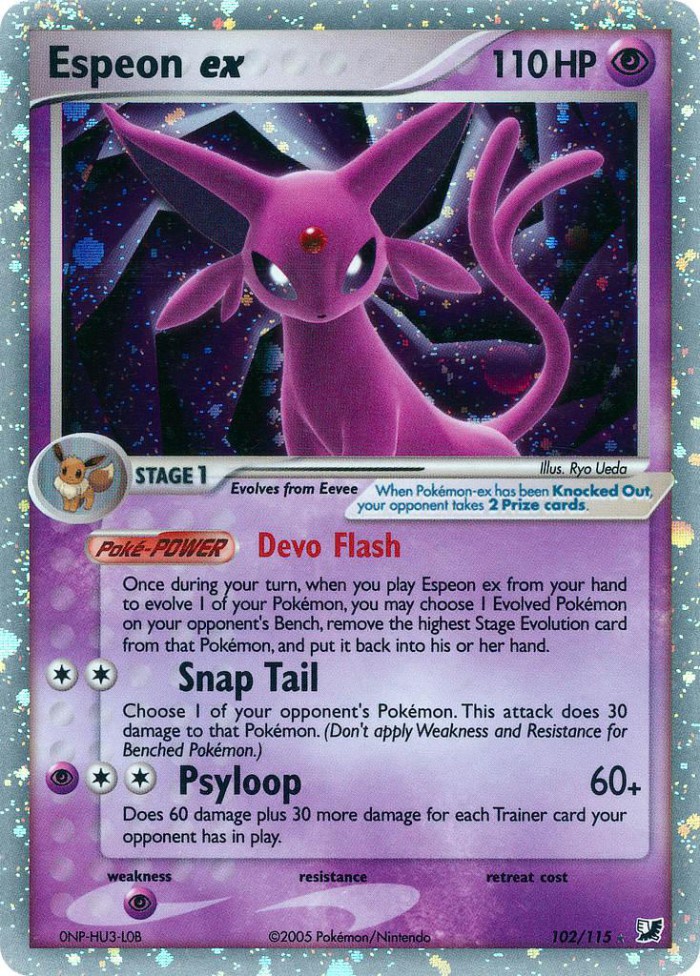 Carte Pokémon: Espeon ex [Mentali ex]