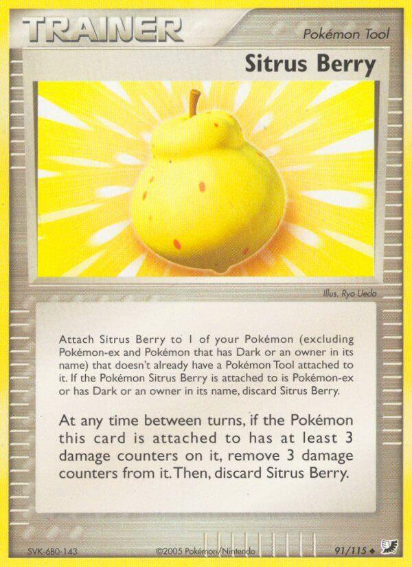 Carte Pokémon: Sitrus Berry [Baie Sitrus]