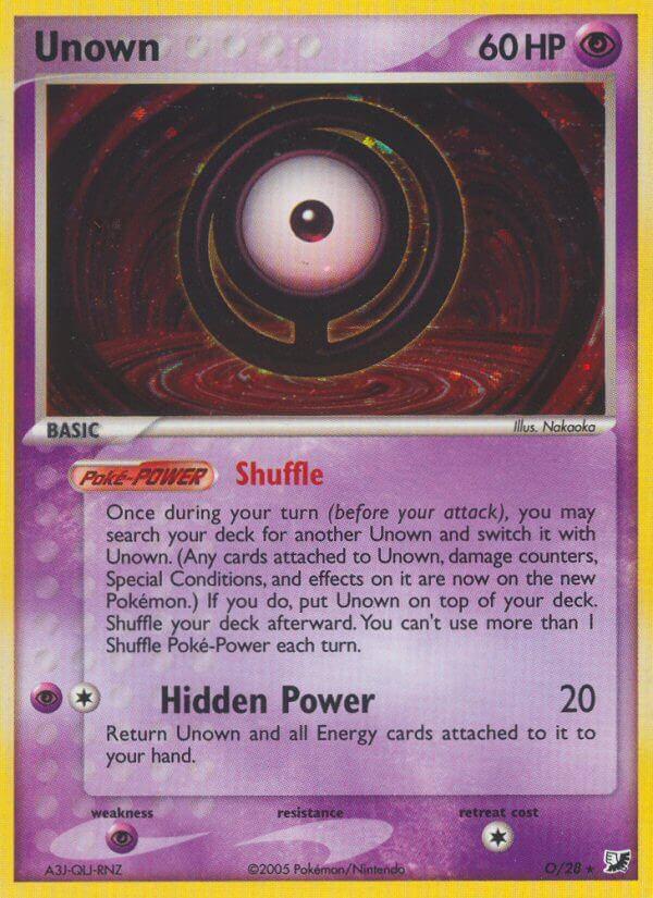 Carte Pokémon: Unown [Zarbi]