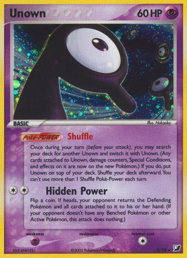 Carte Pokémon: Unown [Zarbi]