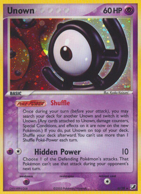 Carte Pokémon: Unown [Zarbi]