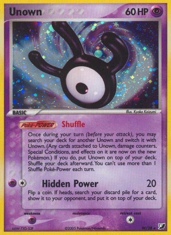 Carte Pokémon: Unown [Zarbi]