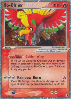 Carte Pokémon: Ho-Oh ex