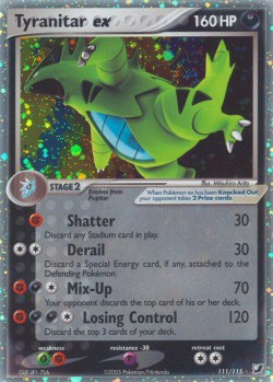 Carte Pokémon: Tyranitar ex