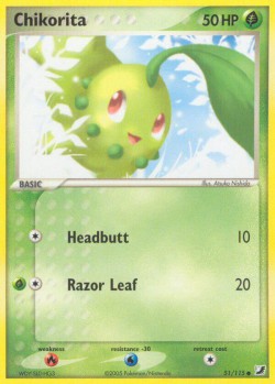 Carte Pokémon: Chikorita