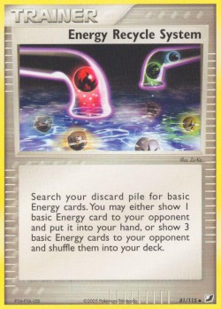 Carte Pokémon: Energy Recycle System