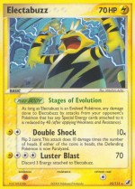 Carte Pokémon: Élektek