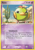 Carte Pokémon: Natu