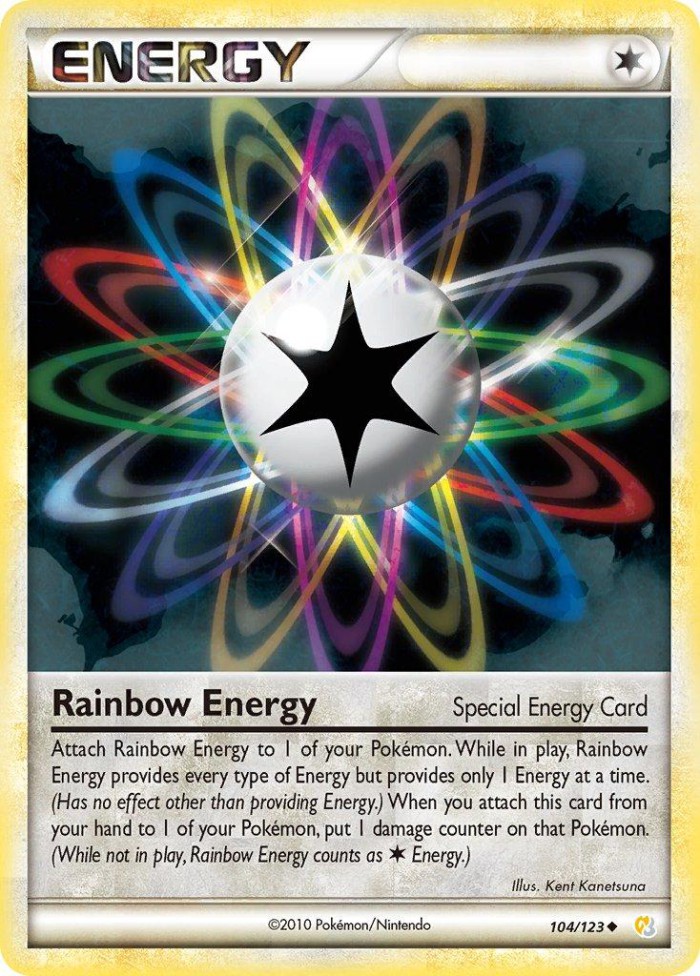 Carte Pokémon: Rainbow Energy [Énergie multicolore]