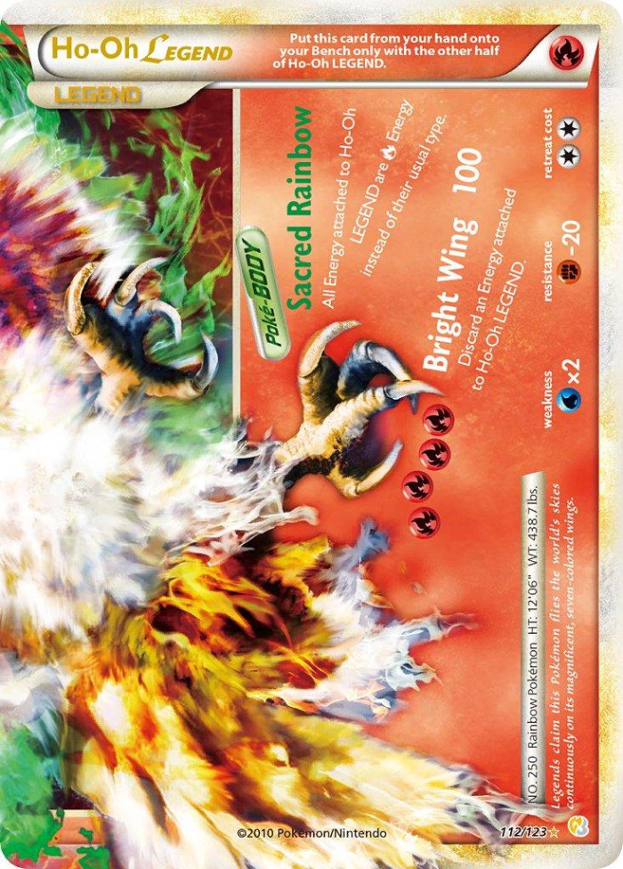 Carte Pokémon: Ho-Oh LEGEND [Ho-Oh LEGENDE]