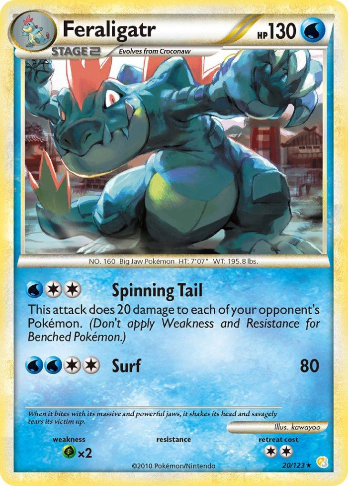 Carte Pokémon: Feraligatr [Aligatueur]