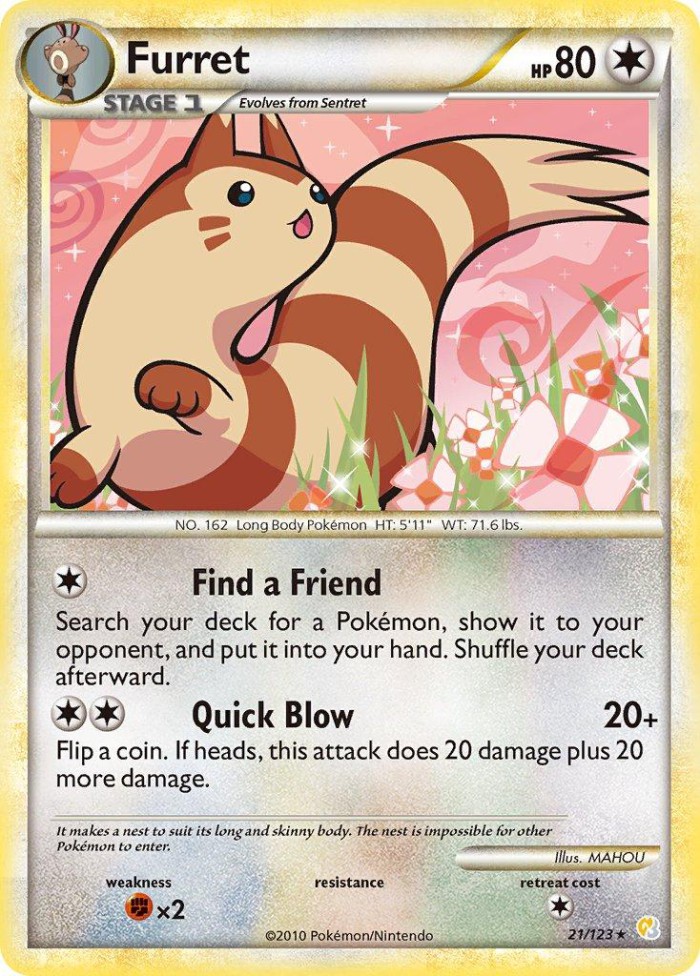 Carte Pokémon: Furret [Fouinar]