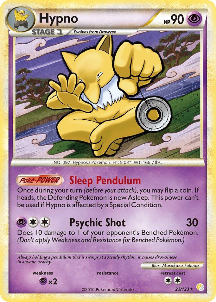 Carte Pokémon: Hypno [Hypnomade]