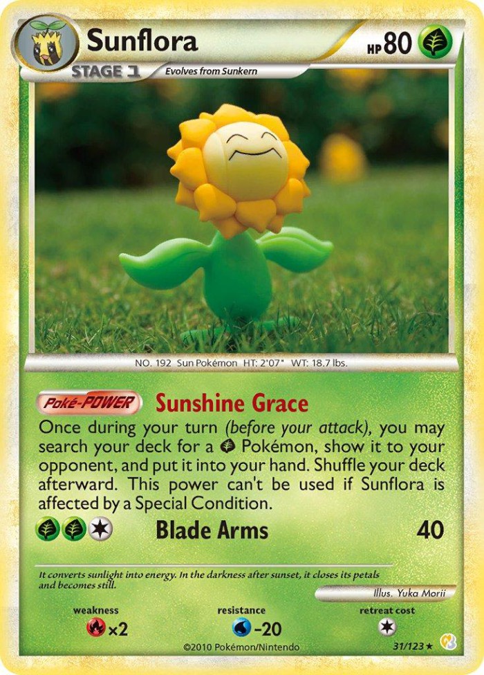 Carte Pokémon: Sunflora [Heliatronc]