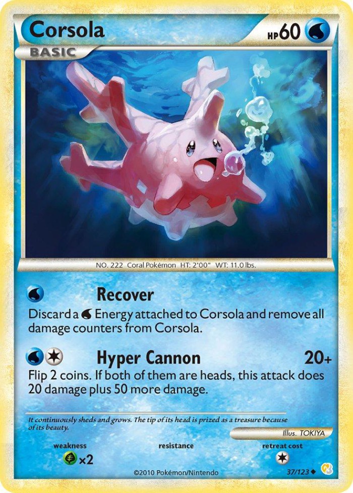 Carte Pokémon: Corsola [Corayon]