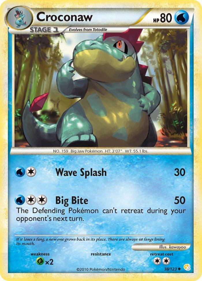 Carte Pokémon: Croconaw [Crocodil]