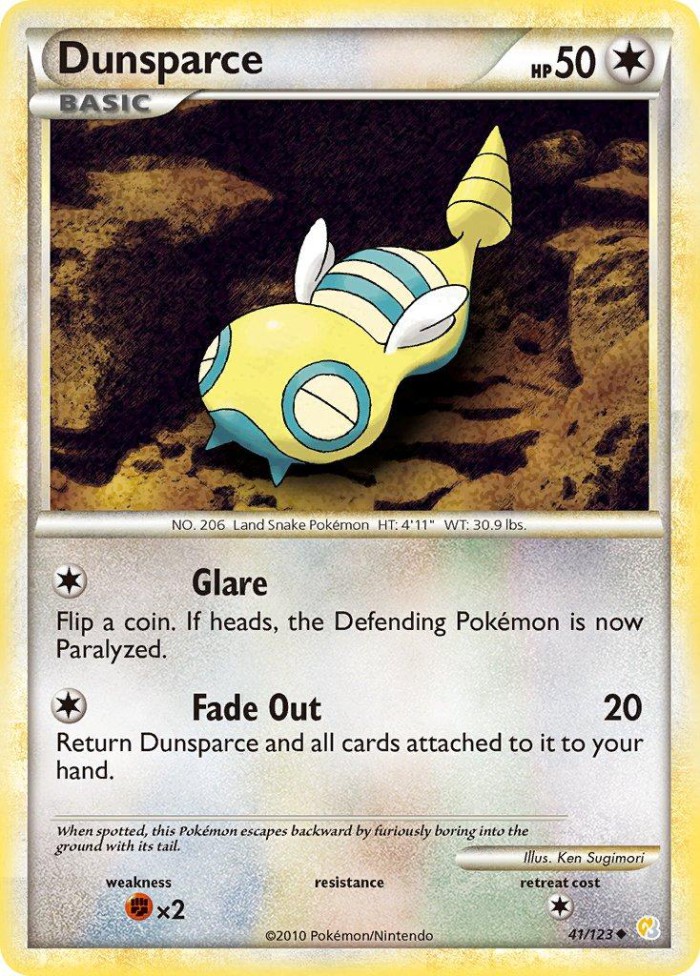 Carte Pokémon: Dunsparce [Insolourdo]