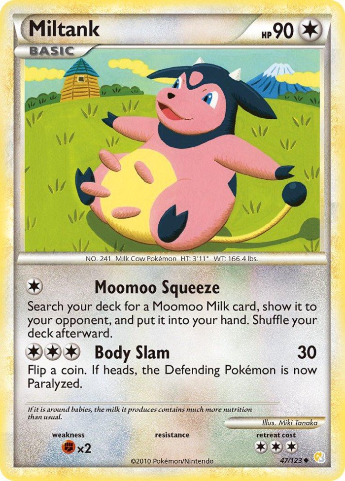 Carte Pokémon: Miltank [Écrémeuh]