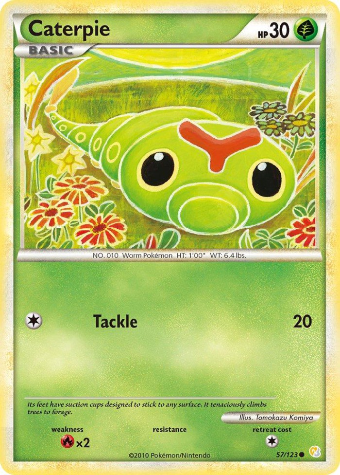 Carte Pokémon: Caterpie [Chenipan]