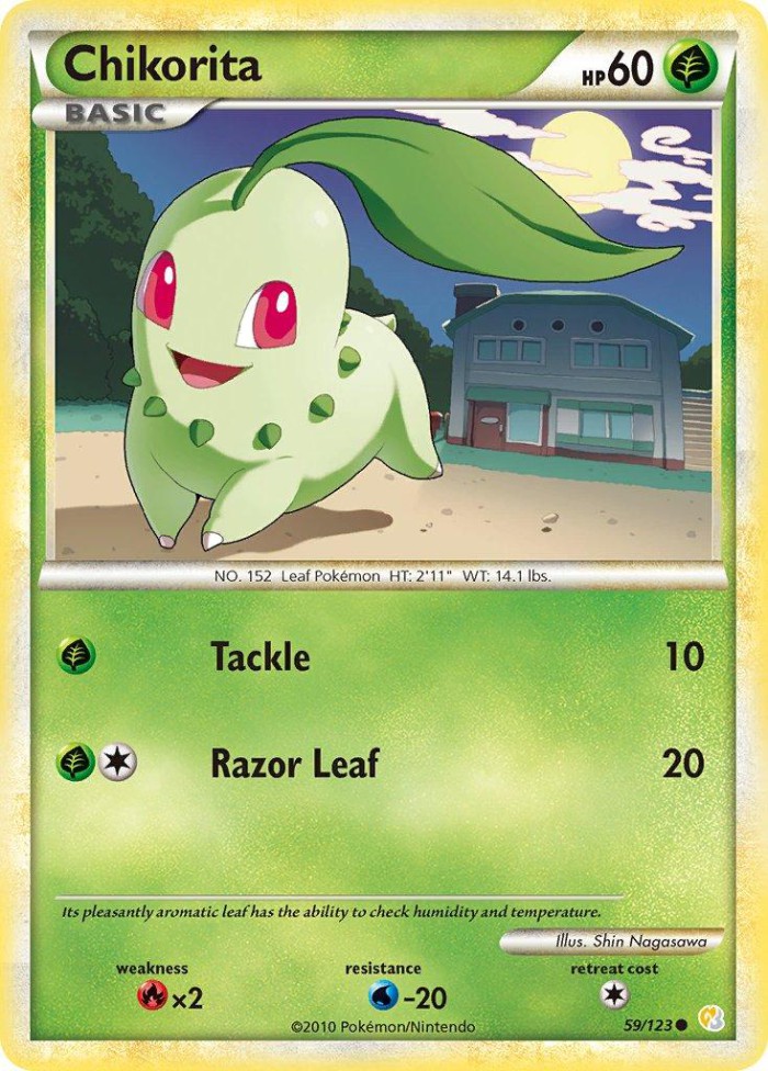 Carte Pokémon: Chikorita [Germignon]