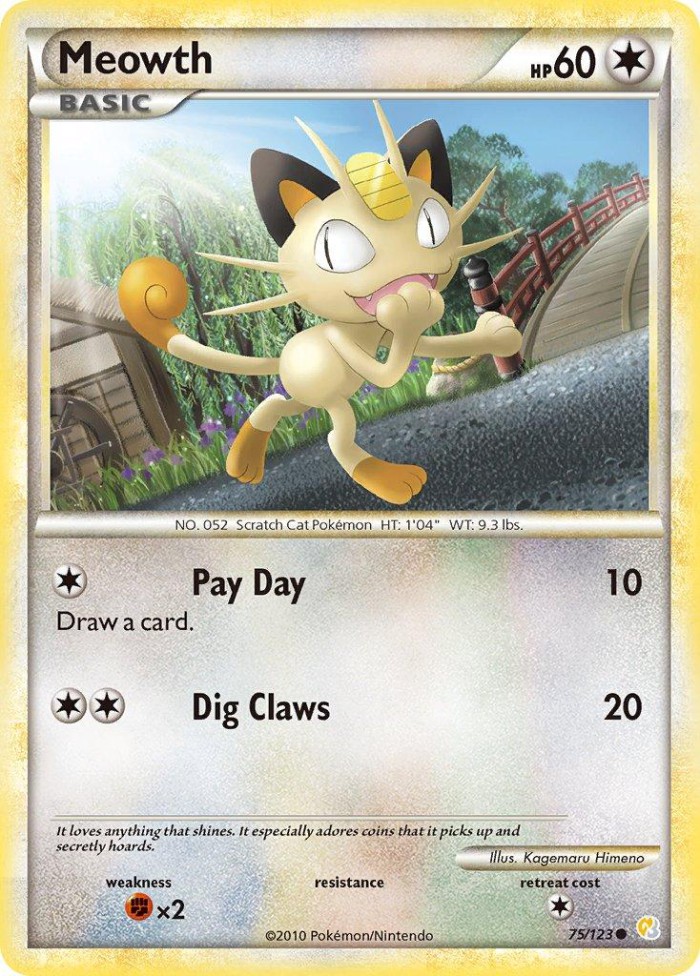 Carte Pokémon: Meowth [Miaouss]