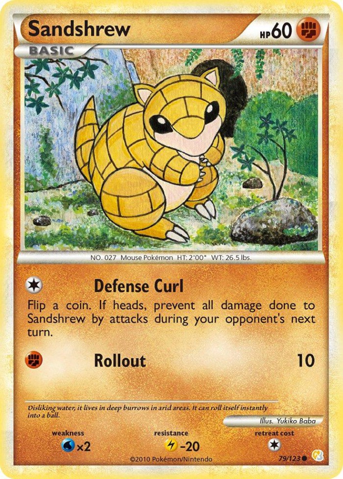 Carte Pokémon: Sandshrew [Sabelette]